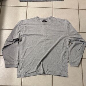 Abercrombie & Fitch 100% Cotton Men’s XL gray Gray Long Sleeve Shirt EUC